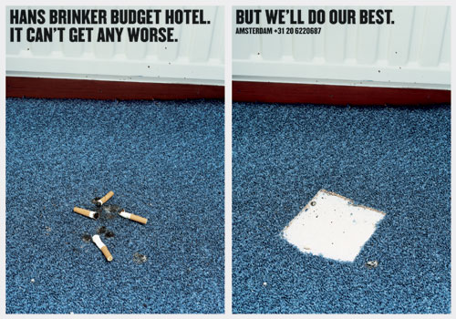 Hans brinker budget hotel (KesselsKramer) cigarros